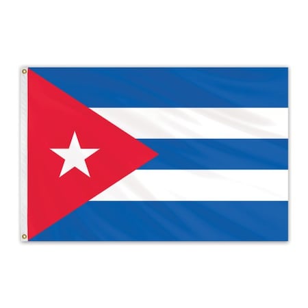 Clearance Cuba 4'x6' Nylon Flag